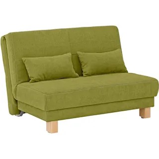 Home Affaire Schlafcouch Chenille 2-Sitzer Grün