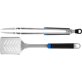 Napoleon Grillbesteck 2-teilig 9 x 40 cm pflegeleicht Schwarz/Weiß