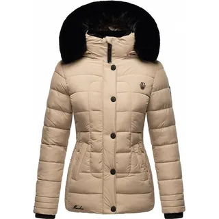 Marikoo Damen Winter Steppjacke mit Kapuze Qesraa