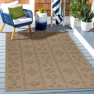 Dhaka Baita teppich indoor/outdoor rechteckig 280x370cm jute schwarz - Schwarz