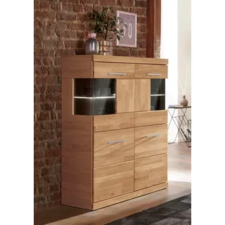 OTTO home Highboard Ribe 85 x 115 x 35 cm Braun