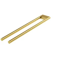 Steinberg Serie 480 Handtuchhalter, 450mm, zweiarmig, Edelstahl, 4802550BG, Farbe: Brushed Gold