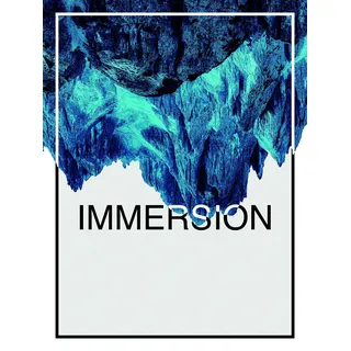 KOMAR Wandbild Immersion Blue 30 x 40 cm