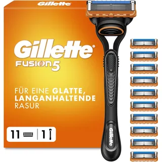 Gillette Fusion5 Rasierer + 11 Ersatzklingen