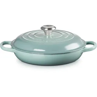 Le Creuset Signature Gourmet-Profitopf aus Gusseisen, 26 cm, 2,2 Liter, Sea Salt