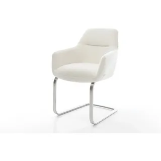 DeLife Freischwinger Pejo-Flex Bouclé Soft Beige