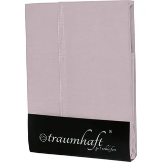 Traumhaft gut schlafen Stone-Washed-Bettwäsche, 100% Baumwolle, in versch. Farben und Größen, Farbe: Rosé, Größe: 80 x 80 cm, 135 x 200 cm - Rosa