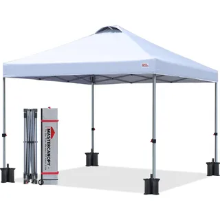MASTERCANOPY Pop-up-Pavillon 2x2 mit Entlüftung, Weiß