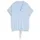 Kurzarm-bluse Blau/Weiß 46