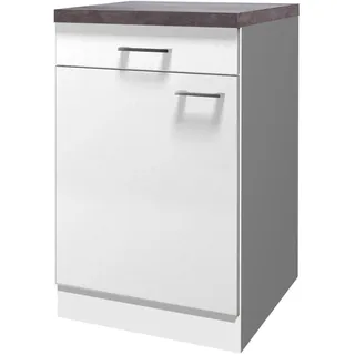 Flex-Well Unterschrank Lucca 50 x 85 x 60 cm Weiß