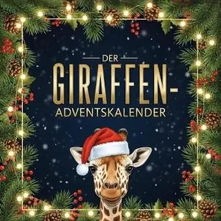Adventskalender-Buch Giraffen: 24 Weihnachtsgeschichten, Rezepte & Bastelanleitungen