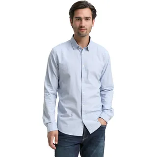 TOM TAILOR Herren Slim Fit Hemd mit Struktur