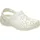 Classic Floral Cut Out Clog weiss Damen