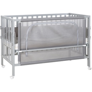 roba Room Bed safe asleep Beistellbett taupe inkl. Komplettset little stars