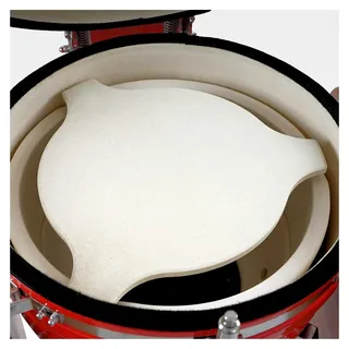 Deflektorstein Ø 36 cm - Ø 46 cm, Pizzastein passend für Kamado Keramikgrill Ø 52 cm | Deflektor Stein für Niedrigtemperatur | Low & Slow Cooking | Zubehör für Kamado Grill