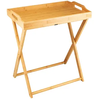 bremermann Tabletttisch, Bambus , Hellbraun , Holz , 55x7x35 cm , Geschirr, Tischkultur & Serviergeschirr, Tabletts