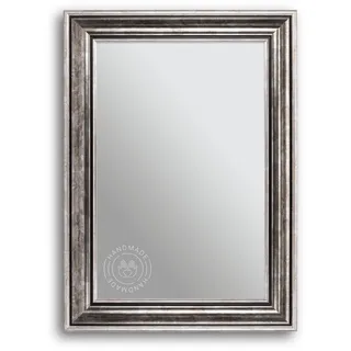 CLAMARO Riga Wandspiegel Antik Barock 85 x 140 cm, Gold, Echtholzrahmen | Fichtenholz, Echtglas Spiegelscheibe, HDF-Rückwand, Metall Aufhänger, Hoch- und Querformat, handgefertigt
