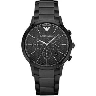 Emporio Armani Herren-Chronograph Edelstahl 43 mm AR2485
