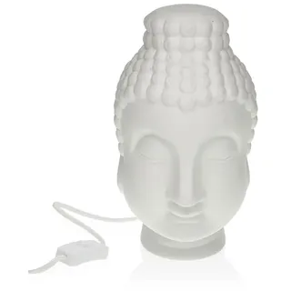Versa Gautama Buddha Porzellan Tischlampe 15x25.5x15.5 Cm - White - One Size