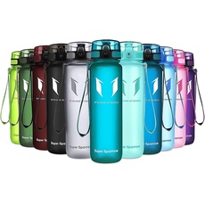 Bild Trinkflasche - Tritan Wasserflasche - 350ml - BPA-frei - Ideale Sportflasche - Schnelle Wasserdurchfluss, Flip Top, öffnet Sich mit 1-Click