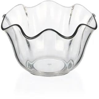 Lacor - 60781 - Degustare Transparente Blumenschale, Set mit 6 Einheiten, BPA-frei, wiederverwendbar und unzerbrechlich, spülmaschinenfest, Geschirr für Catering und Feiern, Melamin, 115 ml