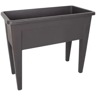 ARTEVASI Venezia Grow Box with Self Irrigation System, Indoor or Outdoor, 80cm Long, 69cm high, Anthracite