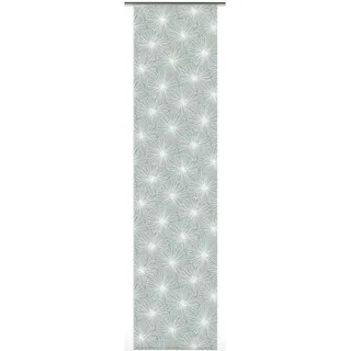 GARDINIA Flächenvorhang Bloomy, Schilfgrün, 60 x 245 cm (BxH)