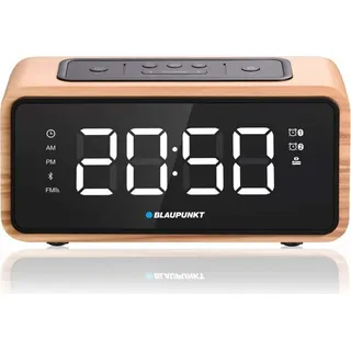 Blaupunkt CR65BT, Tragbar, Analog & Digital, FM, PLL, LED, Schwarz, Holz, Tasten - Schwarz, Braun