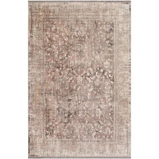 Wecon Home Vintage-Teppich , Sandfarben, Beige , Textil , Floral , rechteckig , 80x150 cm , Textiles Vertrauen - Oeko-Tex®, Hohenstein, AZO-frei, Oeko-Tex® Standard 100 , für Fußbodenheizung geeignet, in verschiedenen Größen erhältlich, UV-beständig, lichtunempfindlich, pflegeleicht, strapazierfähig, leicht zusammenrollbar , Teppiche Und Böden, Teppiche, Webteppiche