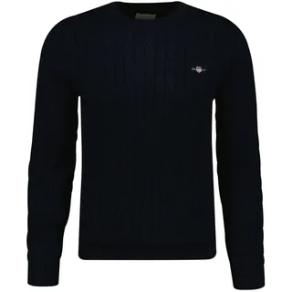 GANT Cable Pullover Evening Blue, M