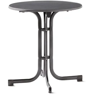 Sieger Klapptisch 70 x 70 x 72 cm Eisengrau/Anthrazit