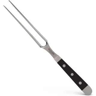 Güde Solingen Alpha Fleischgabel, Servierbesteck, Schwarz, Silber