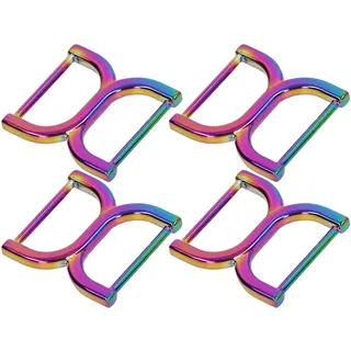 Doppel-D-Ringe,D-Ringe,Verstellbare Schnalle,Handwerk Ringe,Kleine D-Ringe,D-Ringe für Geldbeutel