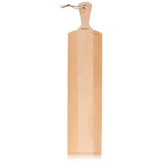 Boska Servierbrett Amigo L holz, Schneidebrett Holz, Holzbrett Küche Groß, Frühstücksbrettchen Holz, Holzbrett rund, für das präsentieren von Käse und Snacks