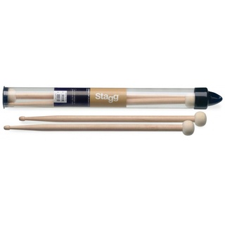 Stagg Ahorn Drumsticks 5A & 30mm Round Felt Head