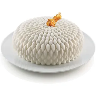 Silikomart 20.408.13.0065 HONORE Silikonform Ø190 h 70 mm, Silikon, Cream, HONORÉ