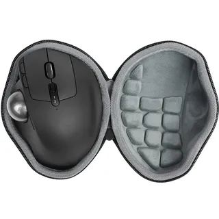 co2CREA Hart Reise Tasche für Logitech MX Ergo/Ergo S/Ergo Plus/Ergo M575 /M575S /M501 Wireless Kabellose Ergonomische Trackball Maus