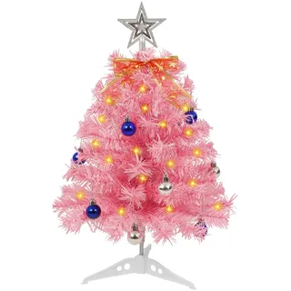 AGM Tisch Weihnachtsbaum 55 cm Rosa