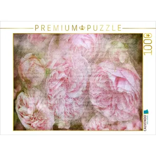 CALVENDO Puzzle Vintage Rosen 1000 Teile Puzzle quer | Lege-Größe cm Foto-Puzzle für glückliche Stunden