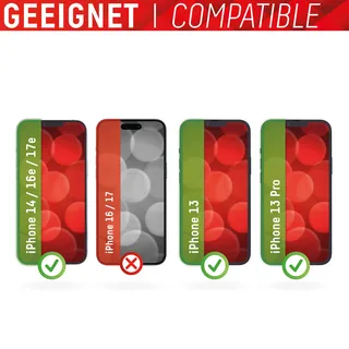 Displex Privacy Panzerglas vollflächig Apple iPhone 13/13 Pro/14/1