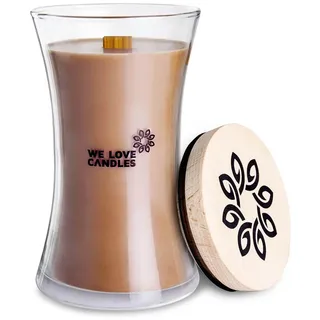 Duftkerze Basic - Ginger Cookie L 700g - Braun