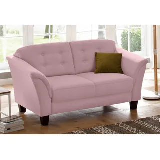 Home Affaire 2-Sitzer »Trondheim« mit Federkern, Knopfheftung im Rücken, Füße Buche, rosa