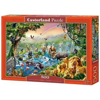 Castorland Dschungel Fluss Puzzle 500 Teile)