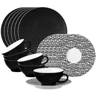 SELTMANN WEIDEN Teeservice Life Fashion 18-tlg. glamorous schwarz