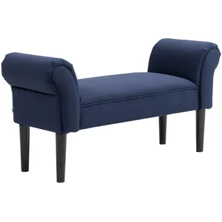 Homcom Sitzbank Blau, Kunststoff, 36x51x102 cm Esszimmer, Bänke, Sitzbänke