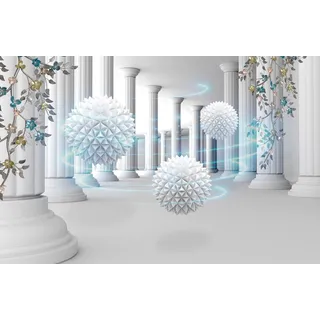 Fototapete PAPERMOON "Abstrakt 3D Effekt", bunt, B:2m L:1,49m, Vlies, Tapeten, Fototapete