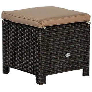 Merxx GARTENHOCKER SALERNO Gartenhocker 40 x 40 x 40 cm beige