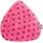 Fluffy Stars L Sitzsack pink