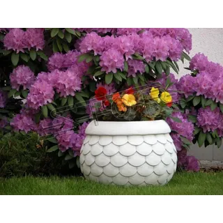 Blumentöpfe Kasten Topf Blumen Töpfe XXL Beton Garten Terrasse Skulptur S204035