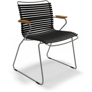 Houe CLICK Stuhl mit Armlehnen Black